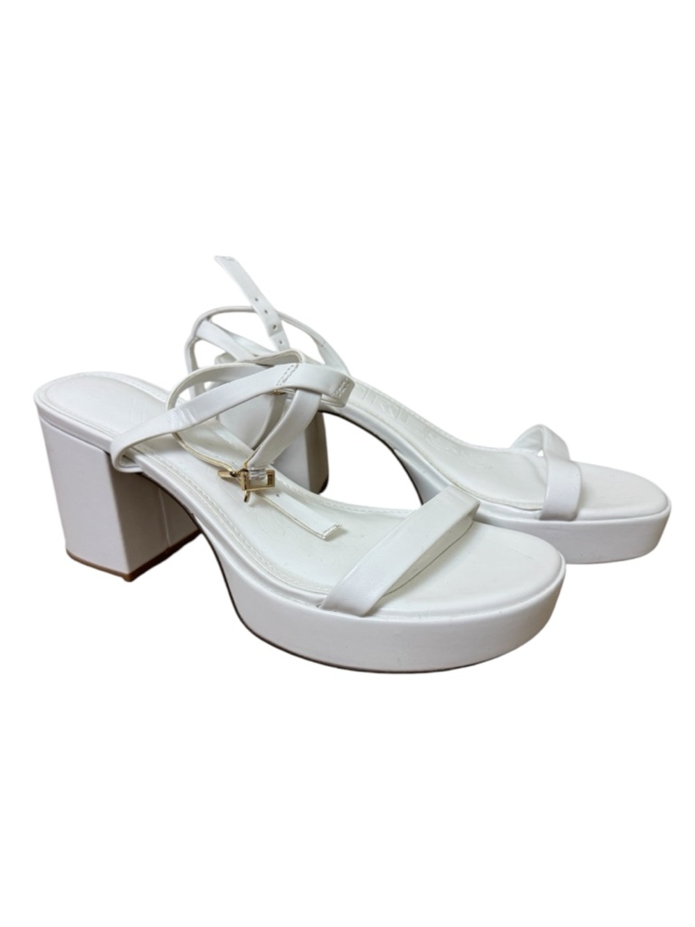 Express Ankle Strap Block Heel Sandals Size 8